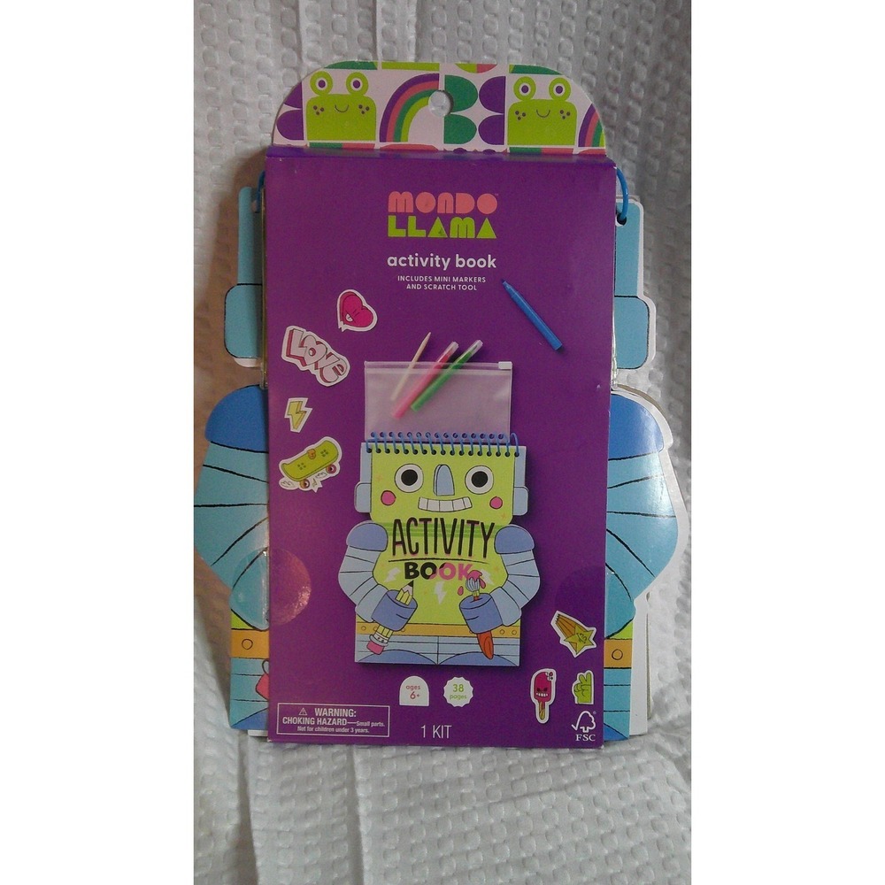 Mondo Llama Craft‎ Activity Book with 13 Marine-themed Adventures